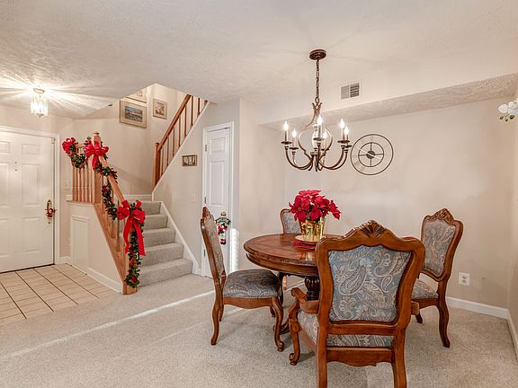 Dining Room & Stairs to Loft