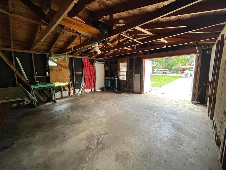 Inside Garage