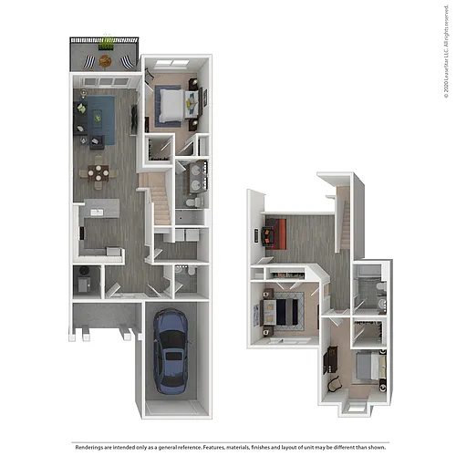 Floor plan Breakwater Townhome