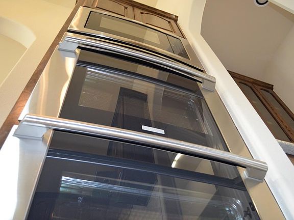 Double oven and microwave