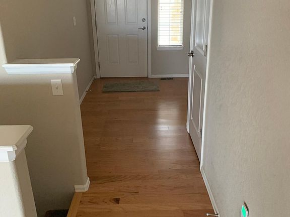 Front door and hallway.