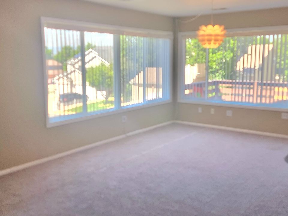 Living room with big sunny window