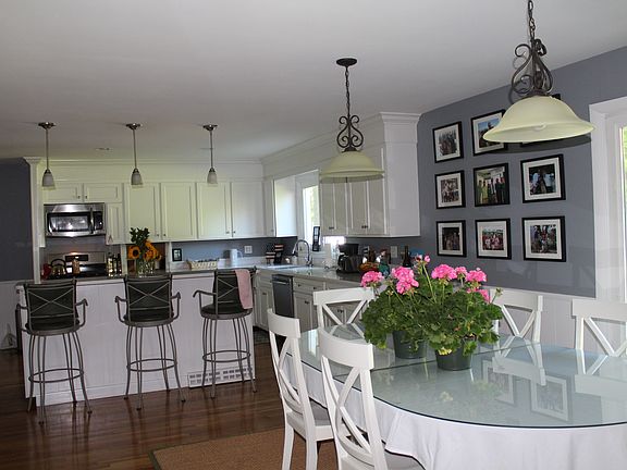 Table, chairs, stools