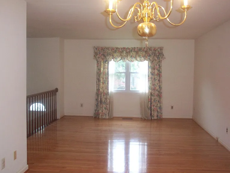 Living Room with hardwood floor.
