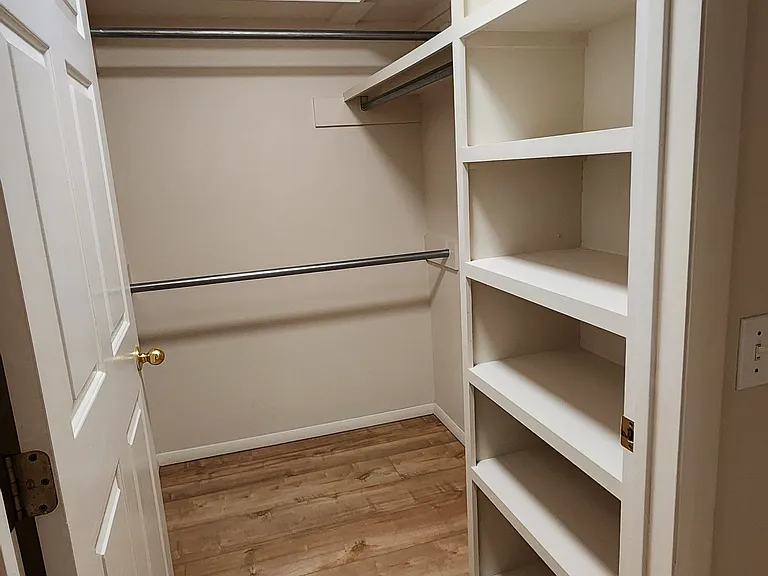 Master bedroom walk-in closet