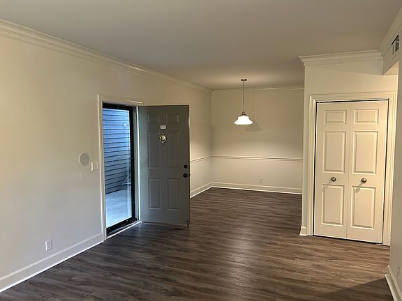 front room/living room and dining area
