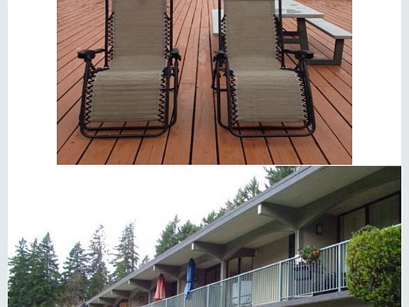 The Community Deck. Front Elevation.