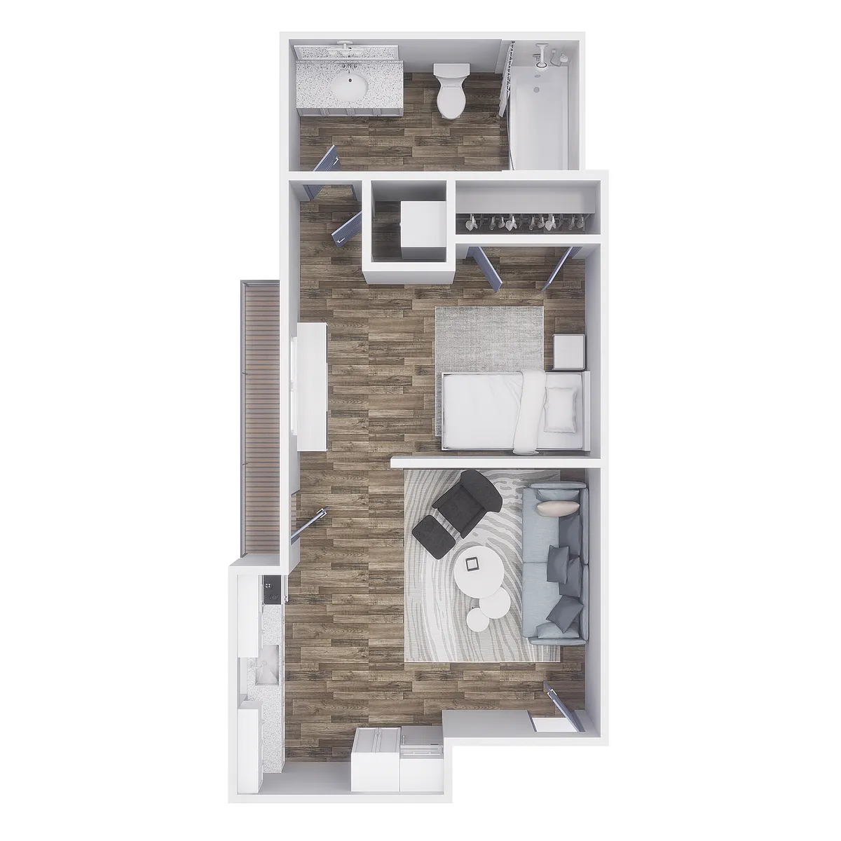 Floor plan 0x1 -414 sqft - S1