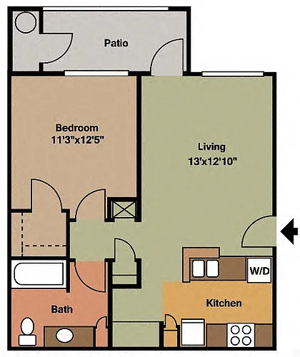 Floor plan The Jefferson