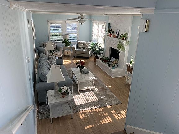 Downstairs den