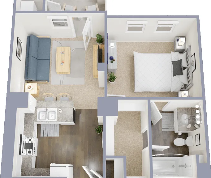 Plan A Floorplan Diagram