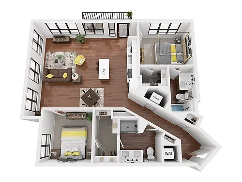 Floor plan B7