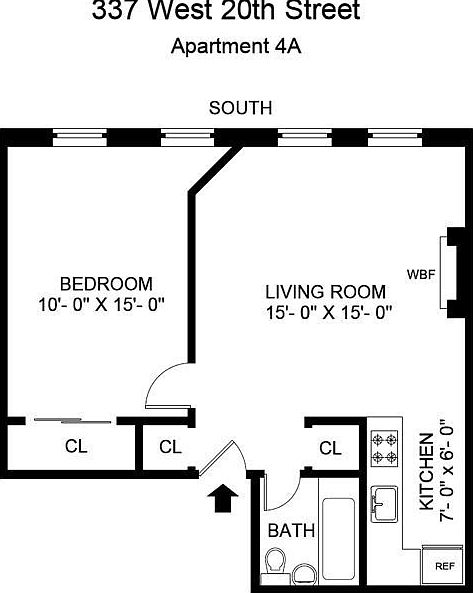 2nd image of 337 W 20th St APT 4A