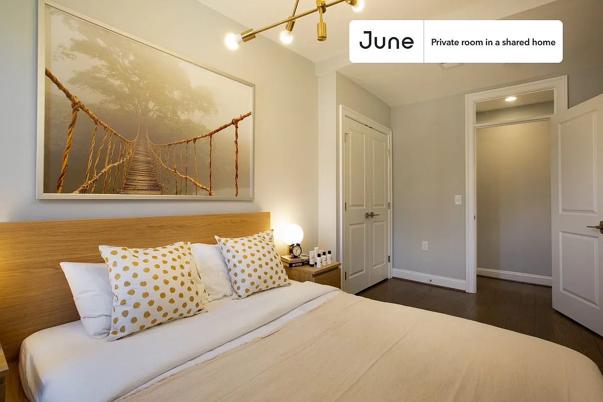 Queen bedroom in 4 bed/3.5 bath home in Petworth #289 C — Photo 2