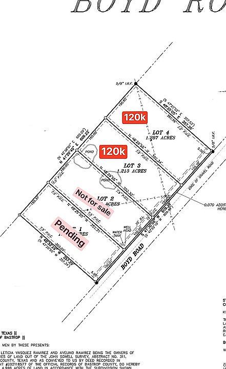 Lot 3 and 4 Available