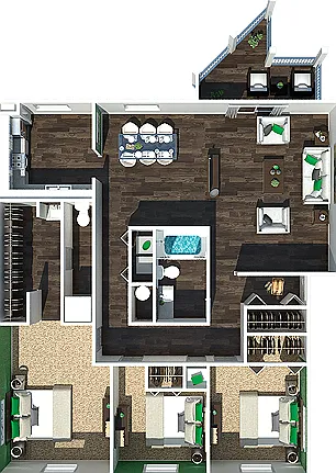 Three Bedroom | 1 Bathroom Three Bedroom | 1 Bathroom