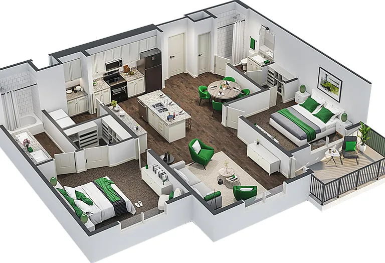The Villas at Ridgeview Falls Apartments — Photo 39