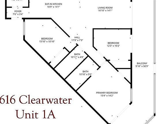 2nd image of 616 Clearwater Dr #1A