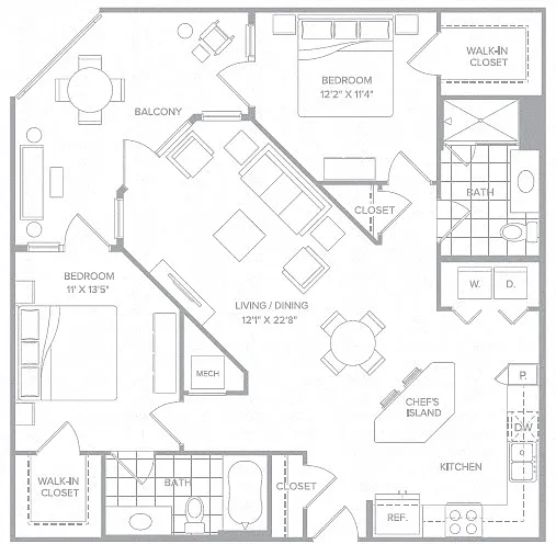 Floor plan B2