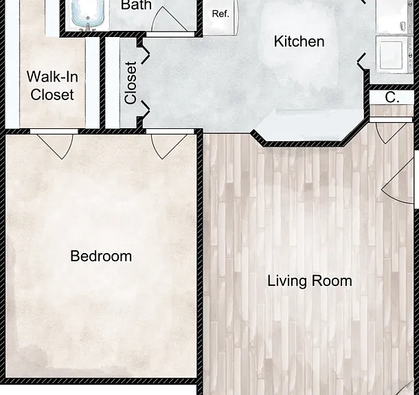 White Oak Floorplan Diagram