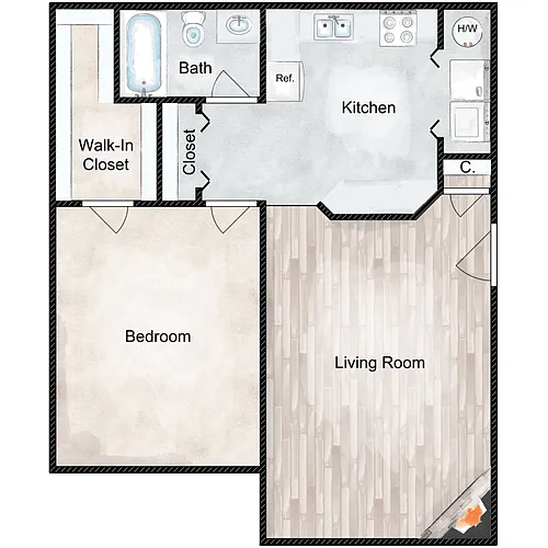 Floor plan White Oak