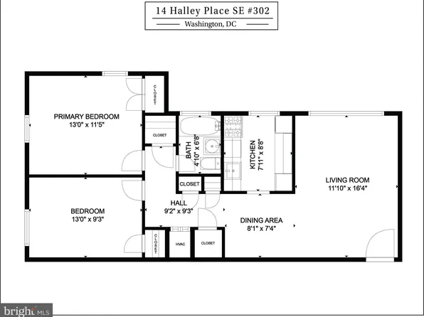 14 Halley Pl SE APT 302, Washington, DC 20032
