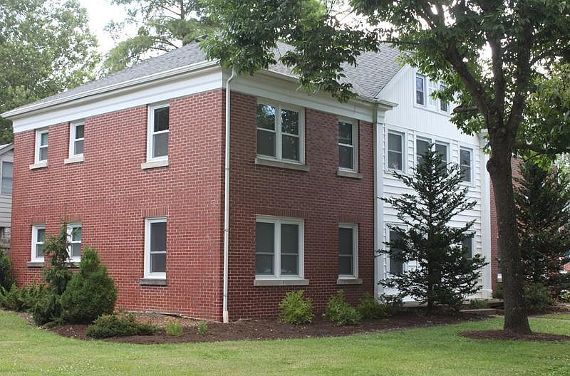 Front of the building