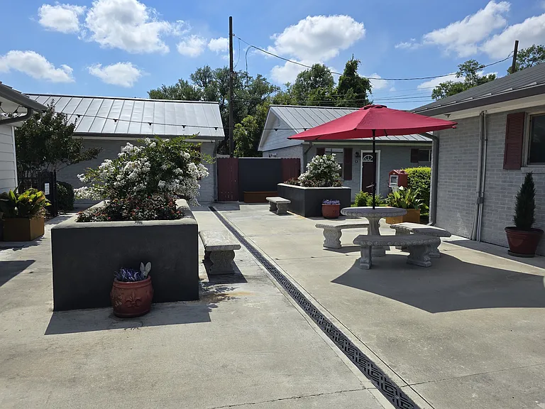 Community courtyard.