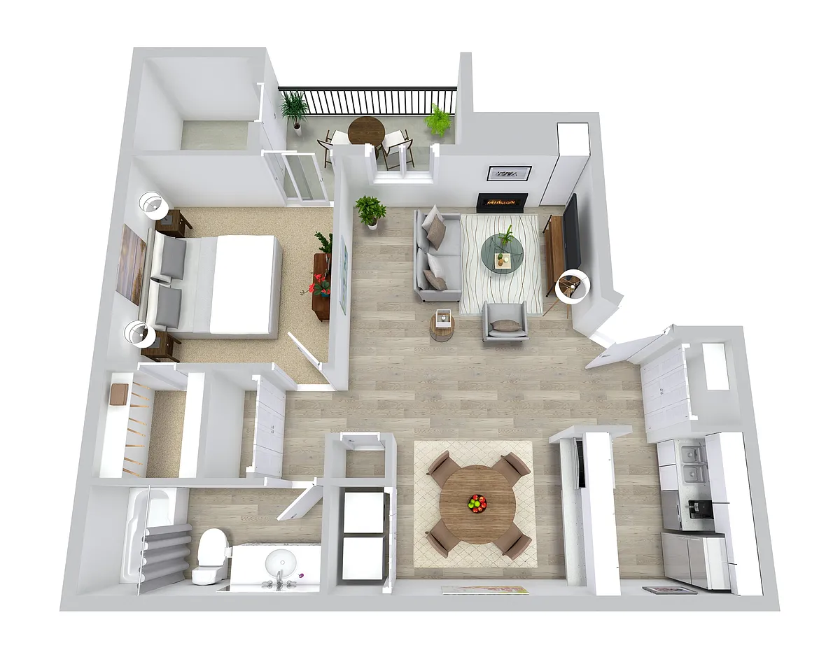 Floor plan 1X1