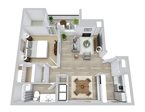 Floor plan 1X1