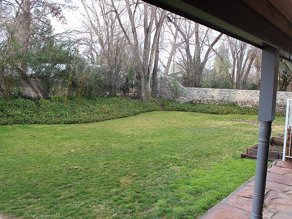 East half of backyard