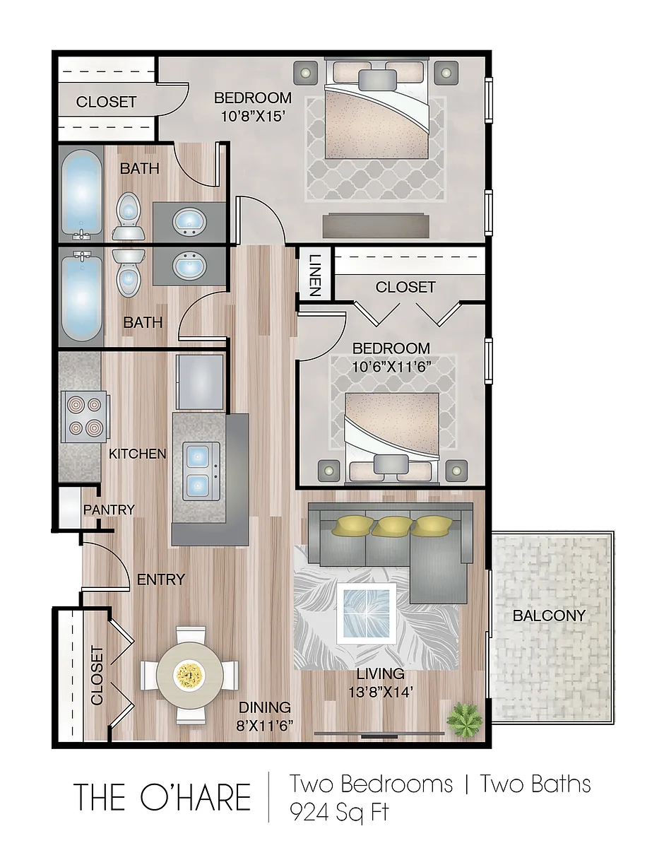Floor plan The O'Hare