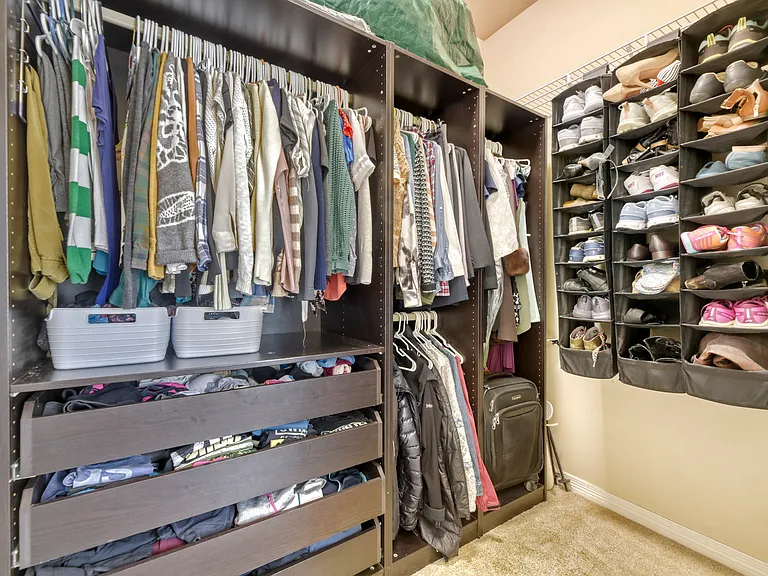 Walk In Closet Attached to Master Bedroom
