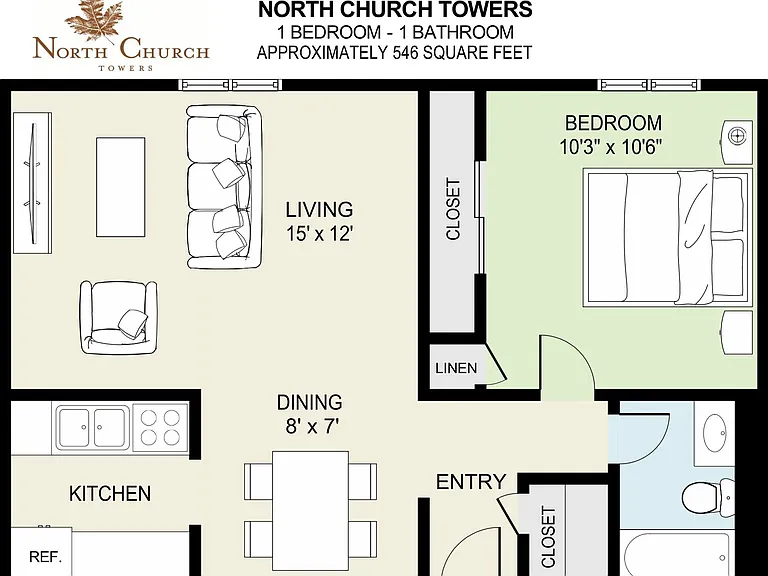 North Church Towers Apartments — Photo 10
