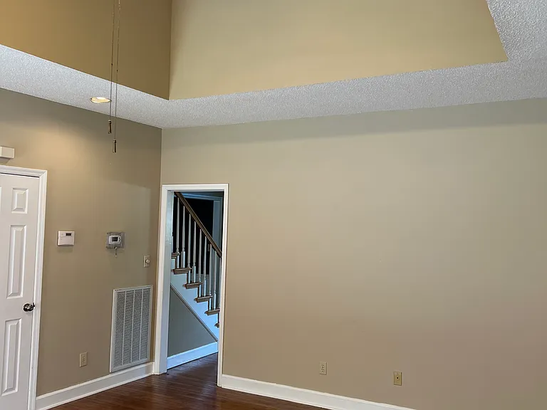 great room to the formal living