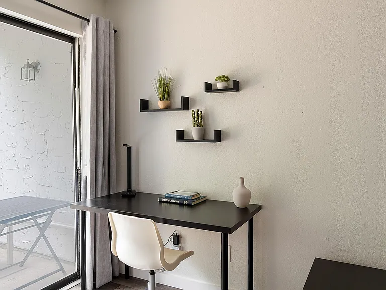 Stay productive with dedicated work space.