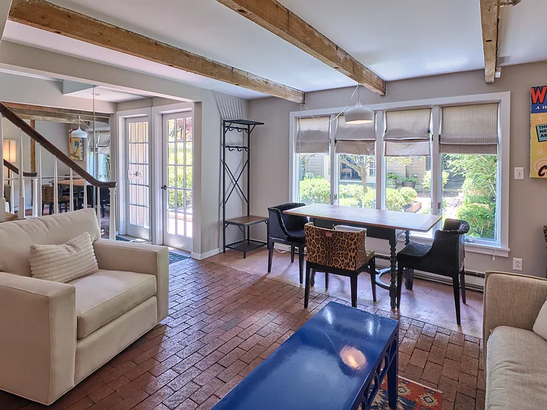 1st Floor - Cottage Entrancen and View into Garden between Main House