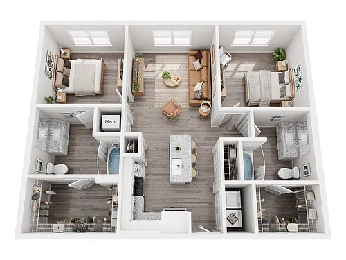Floor plan B1