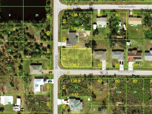 12070 PANDOWDY AVENUE LOT 33, PORT CHARLOTTE, FL 33981