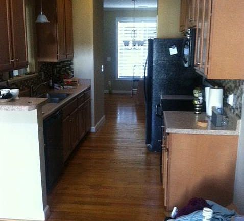 galley kitchen