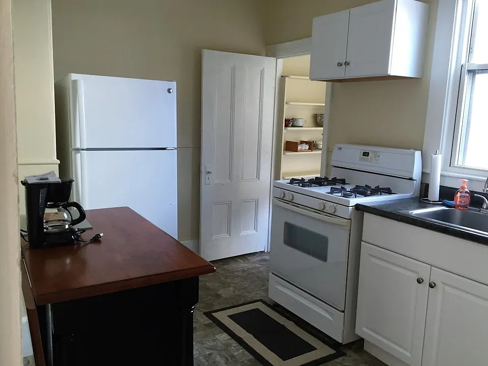 Large kitchen with pantry and everything needed to make a me