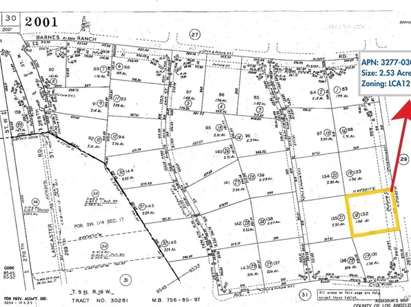 773018-265 Stw Drt Vic Ave E Lot 132, Lancaster, CA 93536