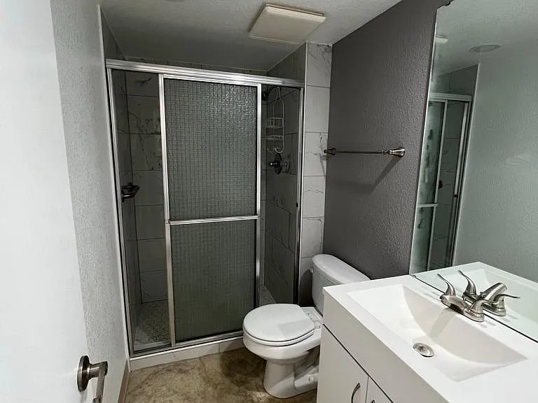 2nd bathroom with walk in shower