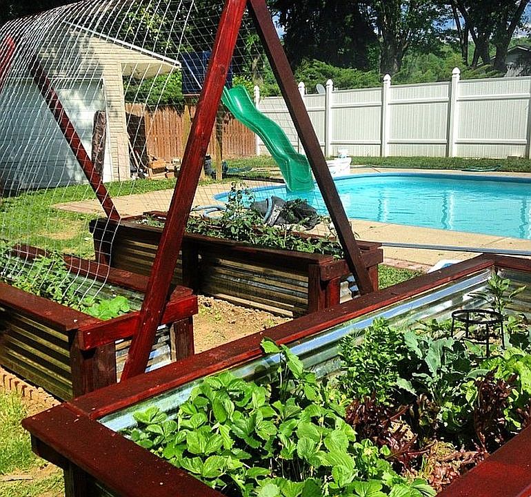 Raised garden beds