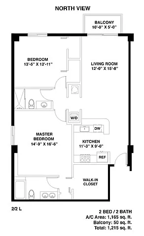 Floor plan Model BL