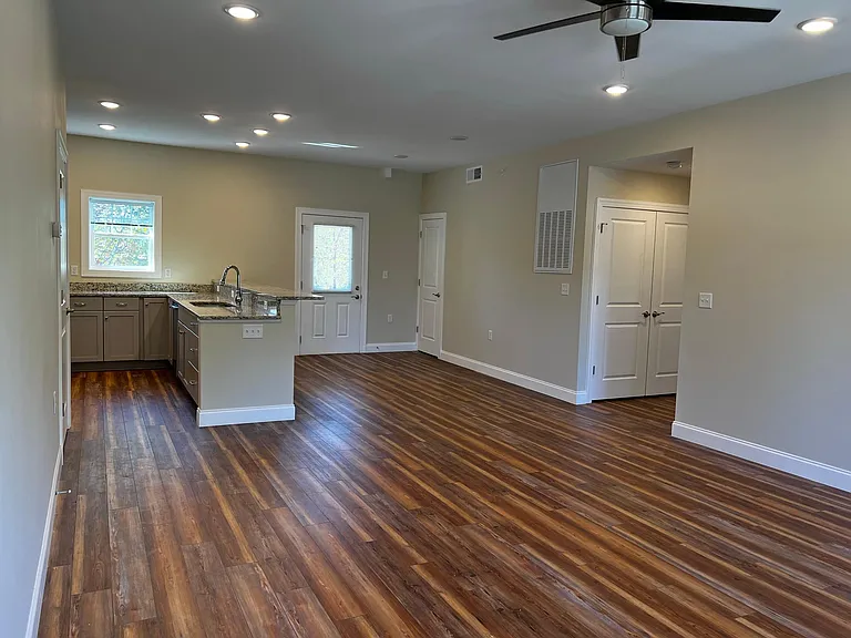The open floor plan creates spaciousness & is great for entertaining.