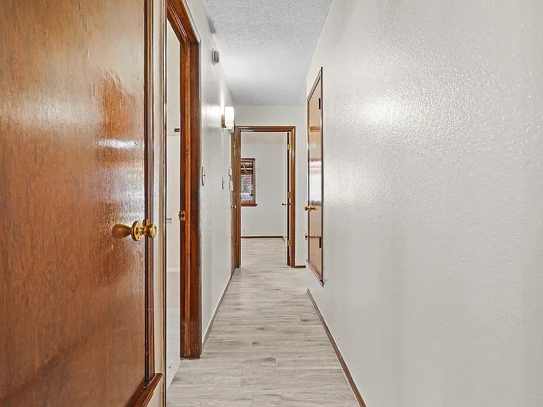 Walkway to bedrooms