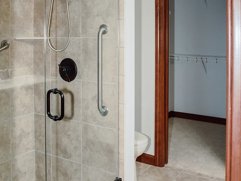 3/4 shower in primary suite