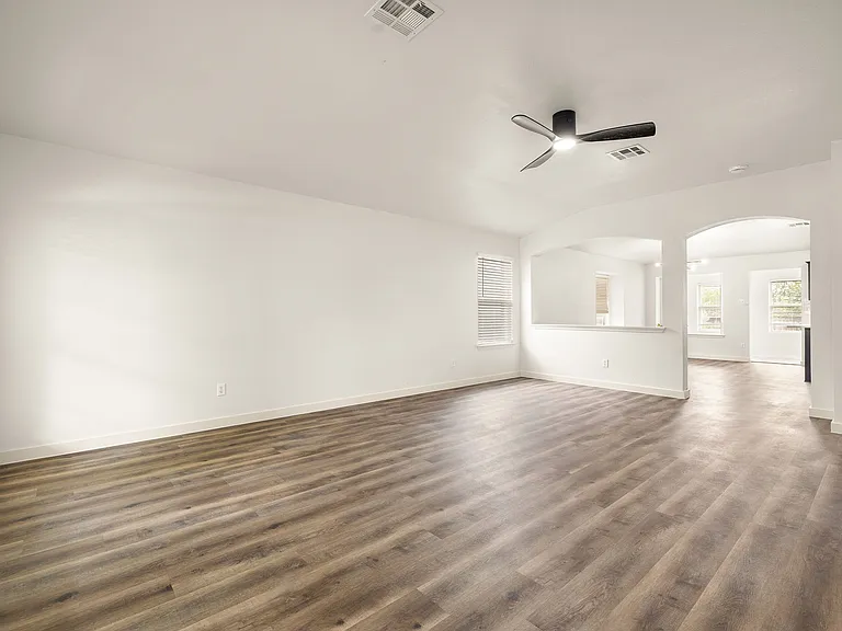 Large open living room