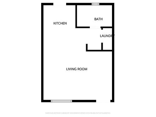 Floor plan Studio 12